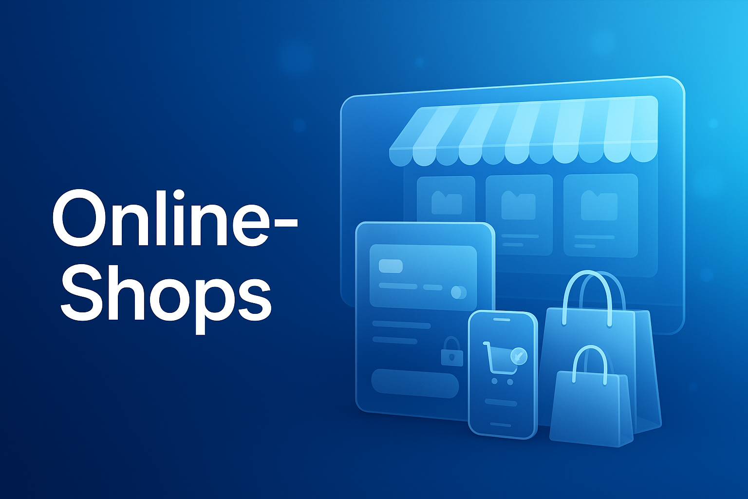 Moderner Online-Shop